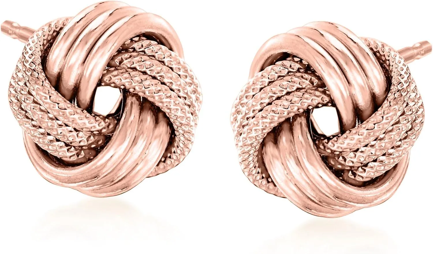 Ross-Simons Italian Sterling Silver Love Knot Earrings