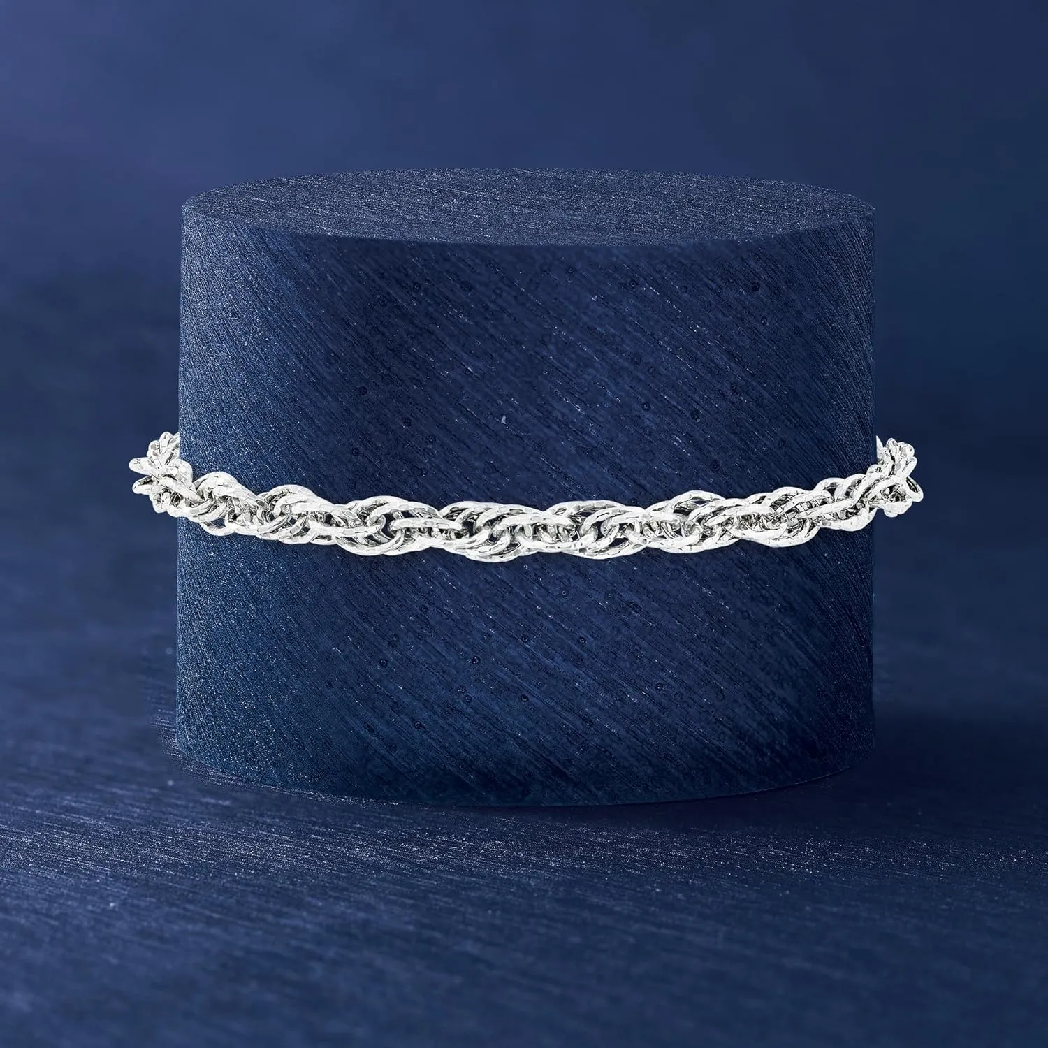 Ross-Simons Sterling Silver Rope-Chain Bracelet