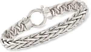 Ross-Simons Wheat-Link Bracelet in Sterling Silver