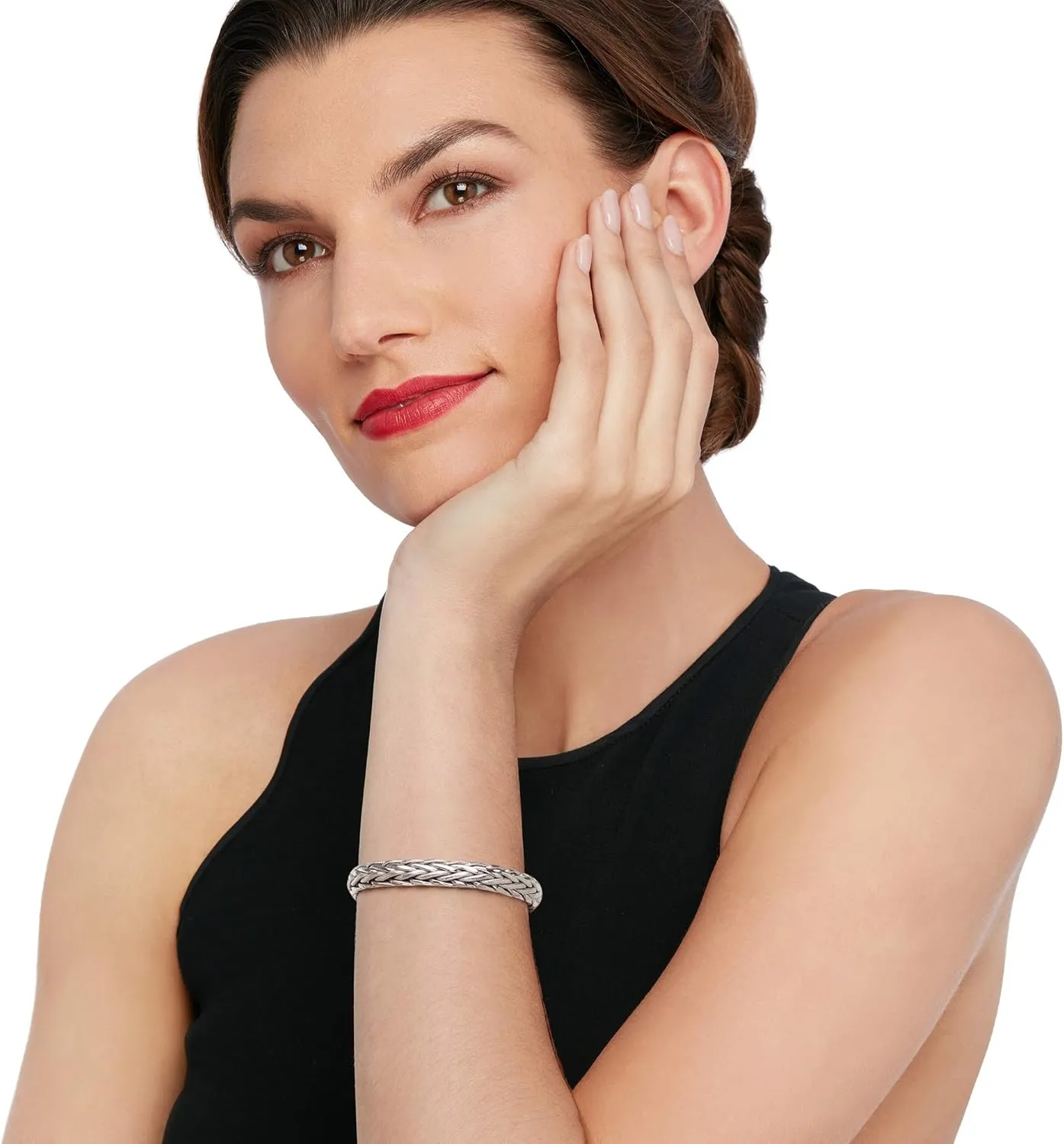 Ross-Simons Wheat-Link Bracelet in Sterling Silver