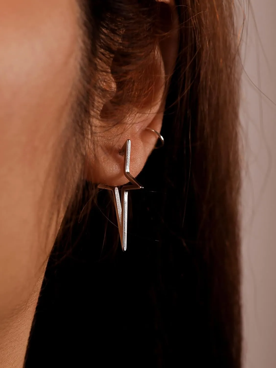 Sacina Spike Star Earrings Dangle, Y2k Goth Punk Grunge Emo Earrings, Star Jewelry, Christmas Jewelry Gifts For Women