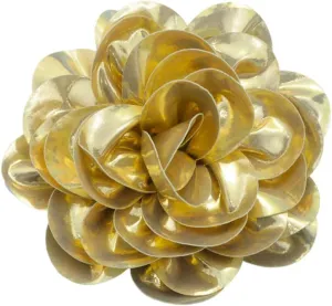 Satin Fabric Rose Flower Extra Large Big Brooches Lapel Pins Silk Camellia Oversized Pin for Women Wedding Party Dance Banquet Dresses Suit Clothes Accessories Jewelry Gifts 7.5in