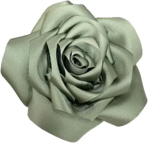 Satin Rose Flower Large Brooch Lapel Pins Handmade Fabric Flower Brooches Pin Classic for Wedding Party Dance Banquet for Women Men Dress Suit Clothes Accessories JewelryGifts 110mm