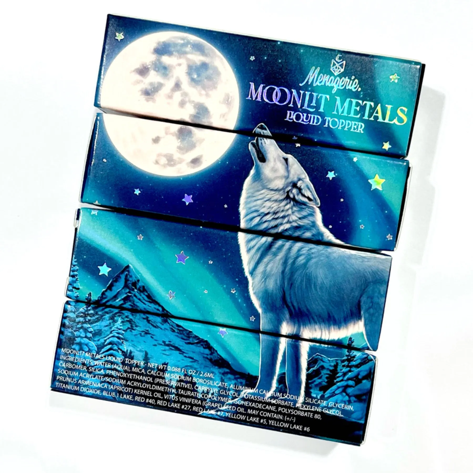Seadragon Moonlit Metal Glitter Topper
