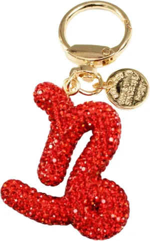 Shiny Zodiac Diamond Keychain Creative Astrology Pendant Gifts for Women Wallet Key Tote Bag Accessories