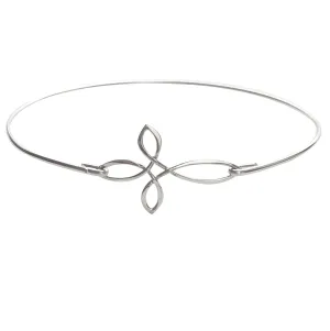Sterling Silver Cross Bracelet Bangle Religious Jewelry Gift for Mom Daughter Sister Women Friend