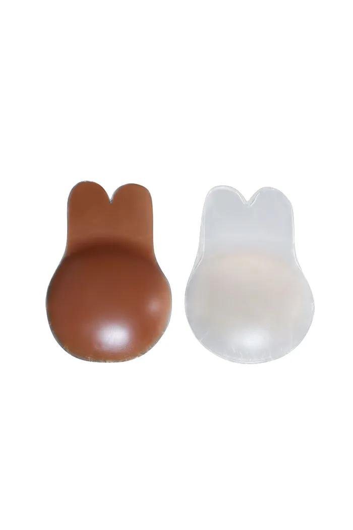 TA-TA Bunny Ear Silicone Nipple Cover - Nude
