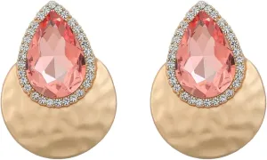 Teardrop Marquise Stud Earrings for Women Art Retro Crystal Rhinestone Dangle Gold Chunky Statement Earring Bohemian