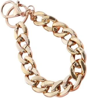 tenghong2021 Chunky Link Chain Wristlet Keychain Acrylic Bangle Key Ring Bracelet Cute Boho Modern Car Holder for Women