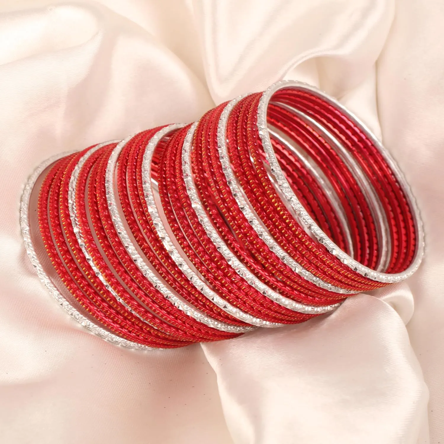 Touchstone Indian Bollywood Gorgeous Handcrafted Hand Saw Peeled Pattern Designer Jewelry Bracelets Bangle in Gold or Copper or Silver Tones for Women.