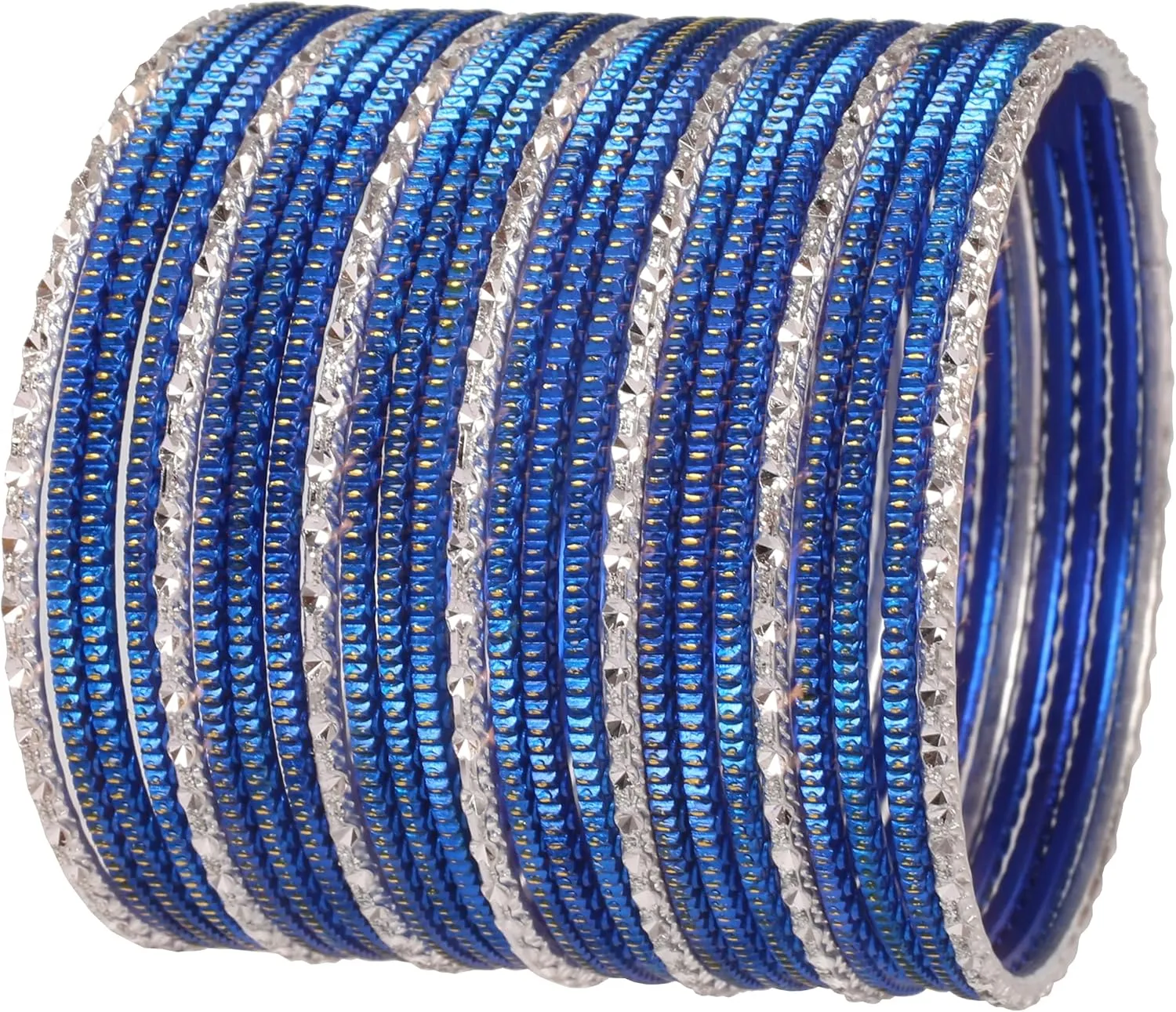 Touchstone Indian Bollywood Gorgeous Handcrafted Hand Saw Peeled Pattern Designer Jewelry Bracelets Bangle in Gold or Copper or Silver Tones for Women.