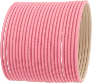 Touchstone Indian Bollywood Pastel Color Bangle Collection Beautifully Handcrafted Western Choice Designer Jewelry Bracelets Bangles. Set of 24.