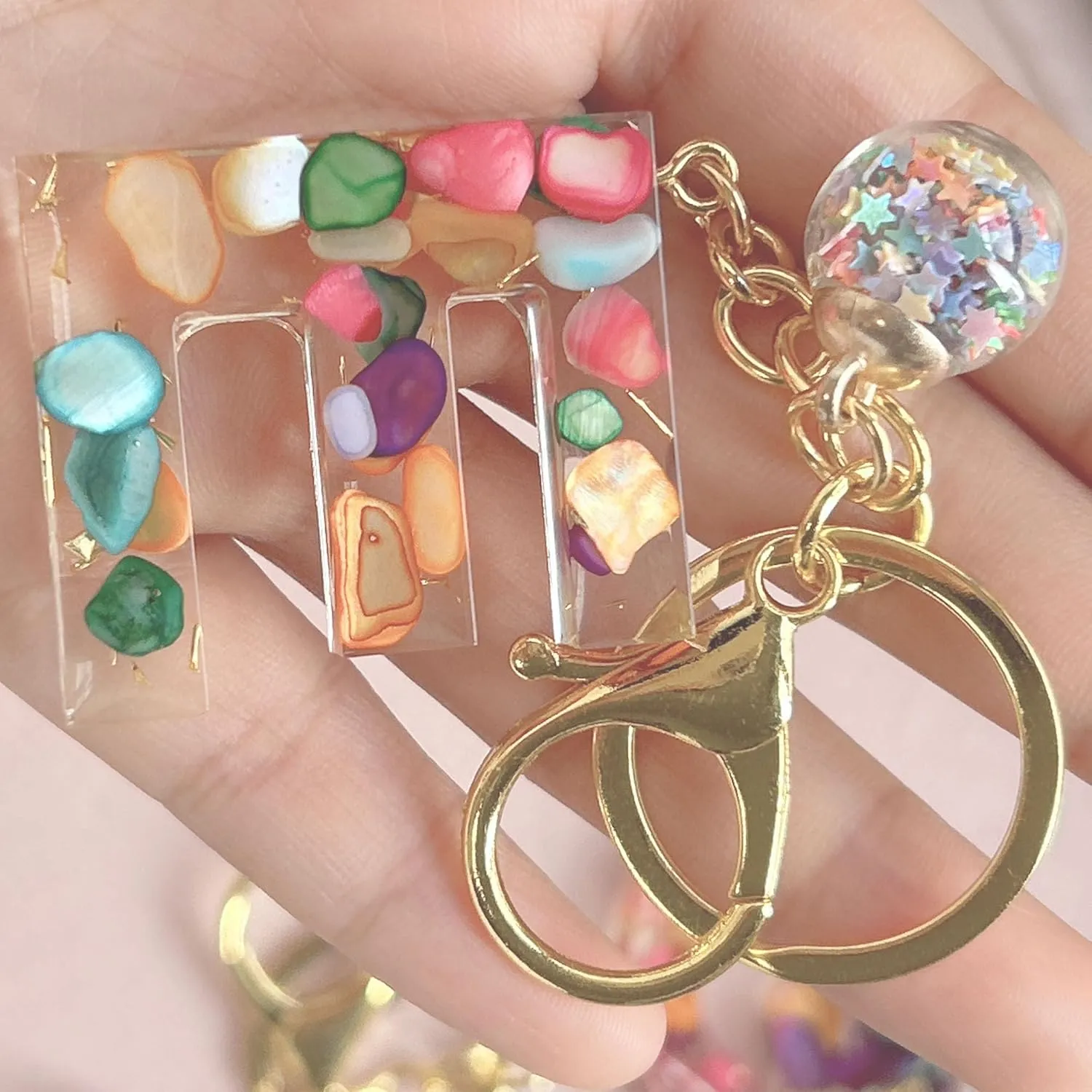 Women Alphabet Initial Letter Keychain Tassel Butterfly Women Pendant Key Ring for Purse Handbags