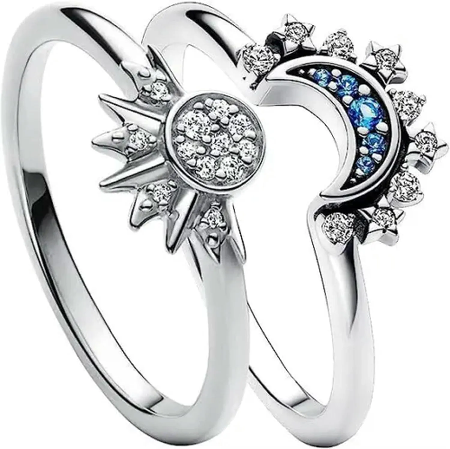 Women Men's Rings Stainless Steel Couple Ring Titanium Engagement Band Wedding-#2-8
