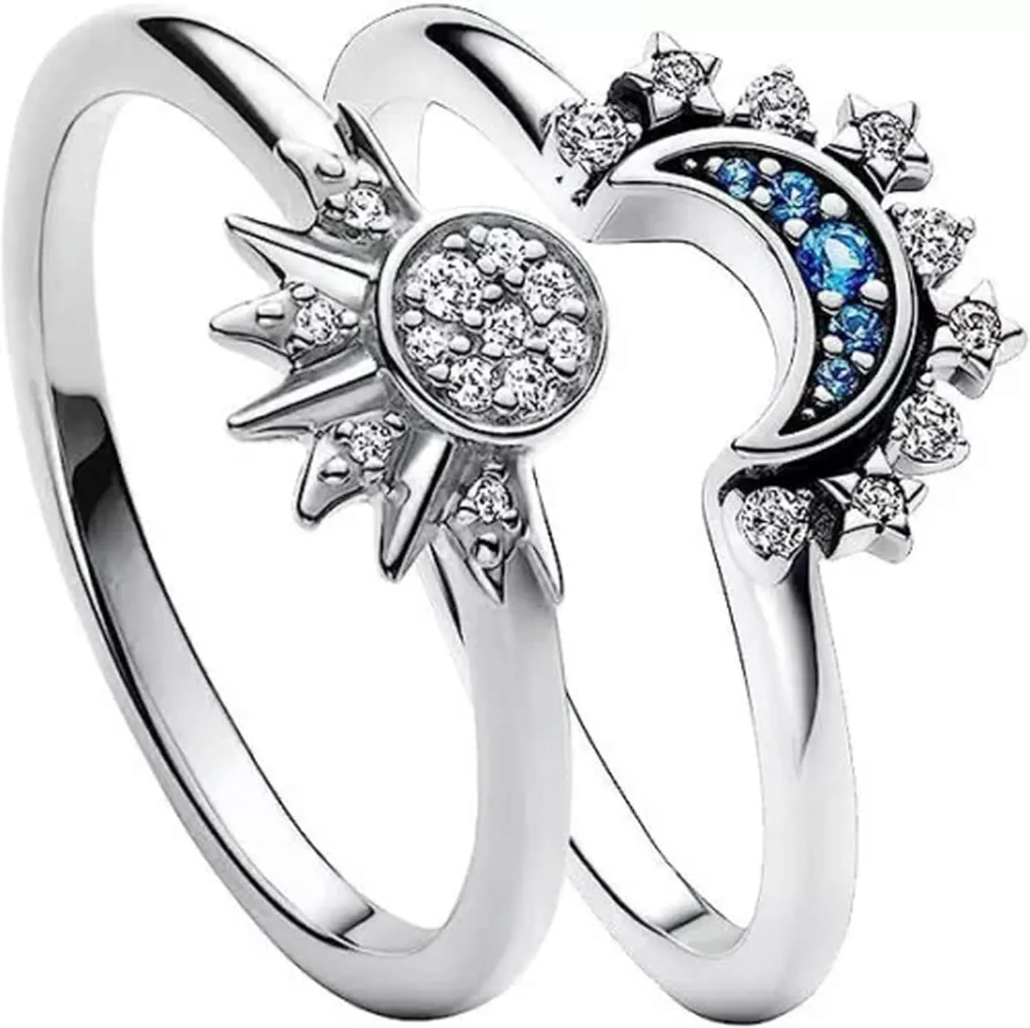 Women Men's Rings Stainless Steel Couple Ring Titanium Engagement Band Wedding-#2-8