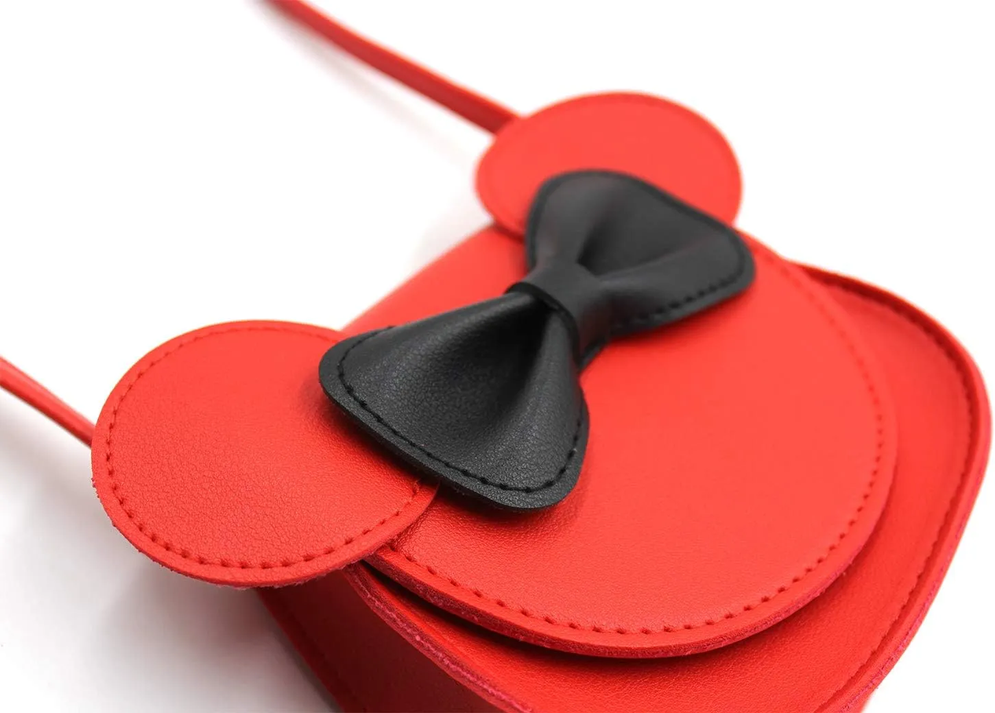 ZGMYC Little Girl's Cute Bowknot Crossbody Purse Cartoon Mouse Ears Shoulder Handbag